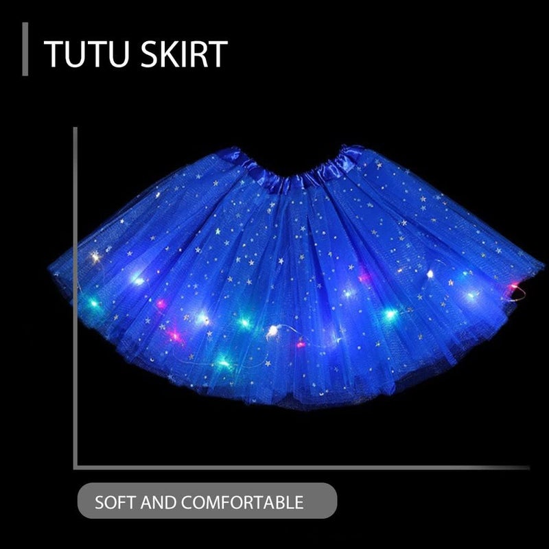 TWINKLEDE Light Up Tutu Skirt Led Tulle Tutus Glow Running Dance Costume Skirts for Women - Image 2